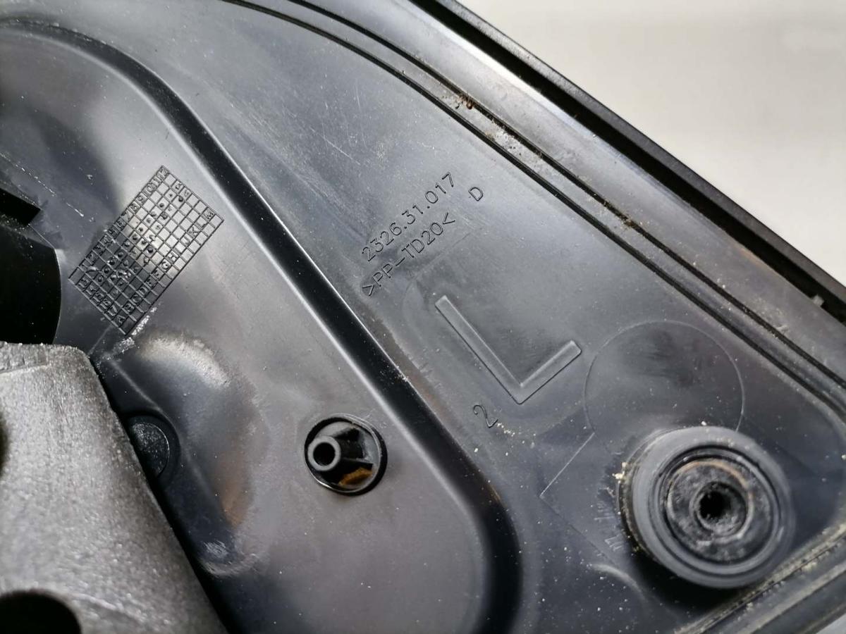 Peugeot 108 original Au&szlig;enspiegel links manuell verstellbar KTA Dunkelgrau metallic Bj.2016